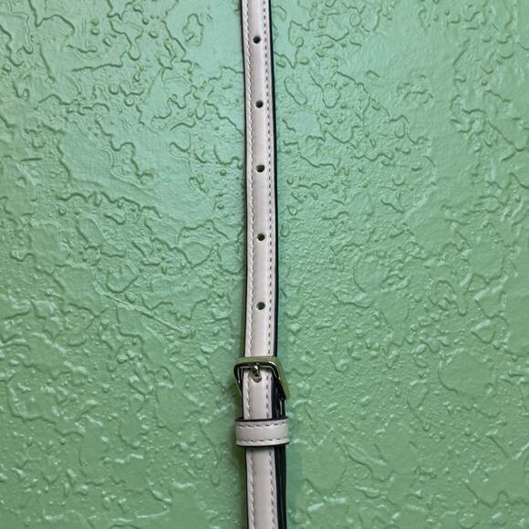 Kate Spade Off White Leather Gold Hardware Adjustable Bag Strap Replacement - Picture 7 of 8